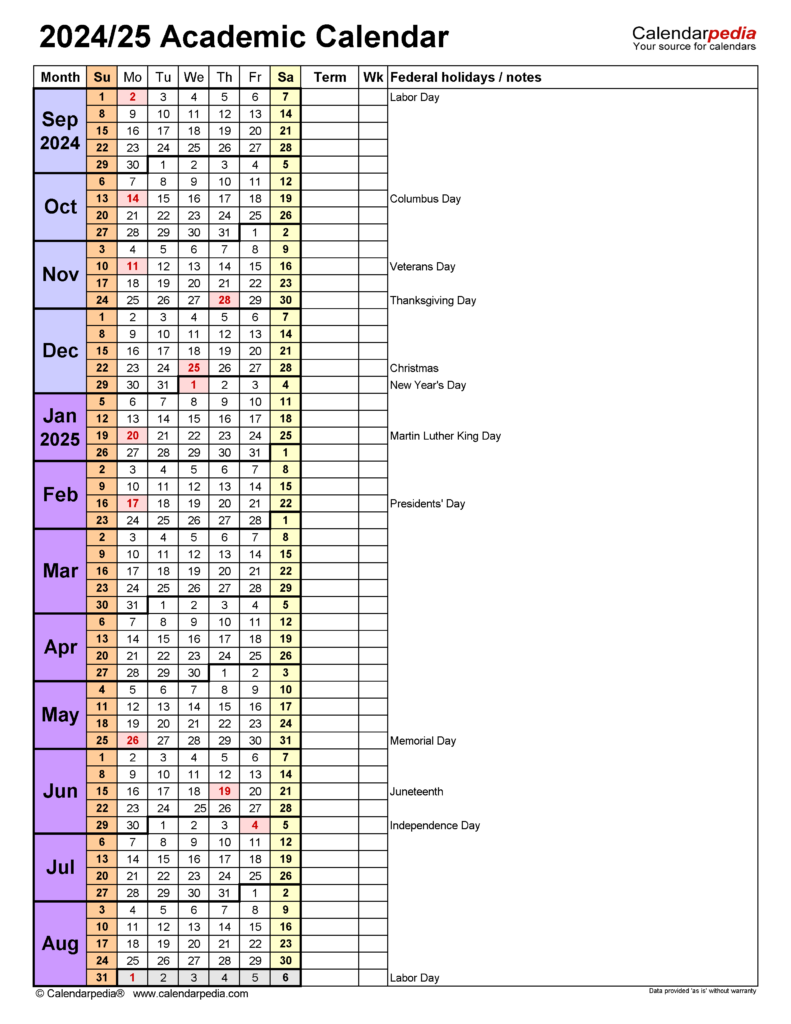 Academic Calendar 2025 23 Template Sam Leslie