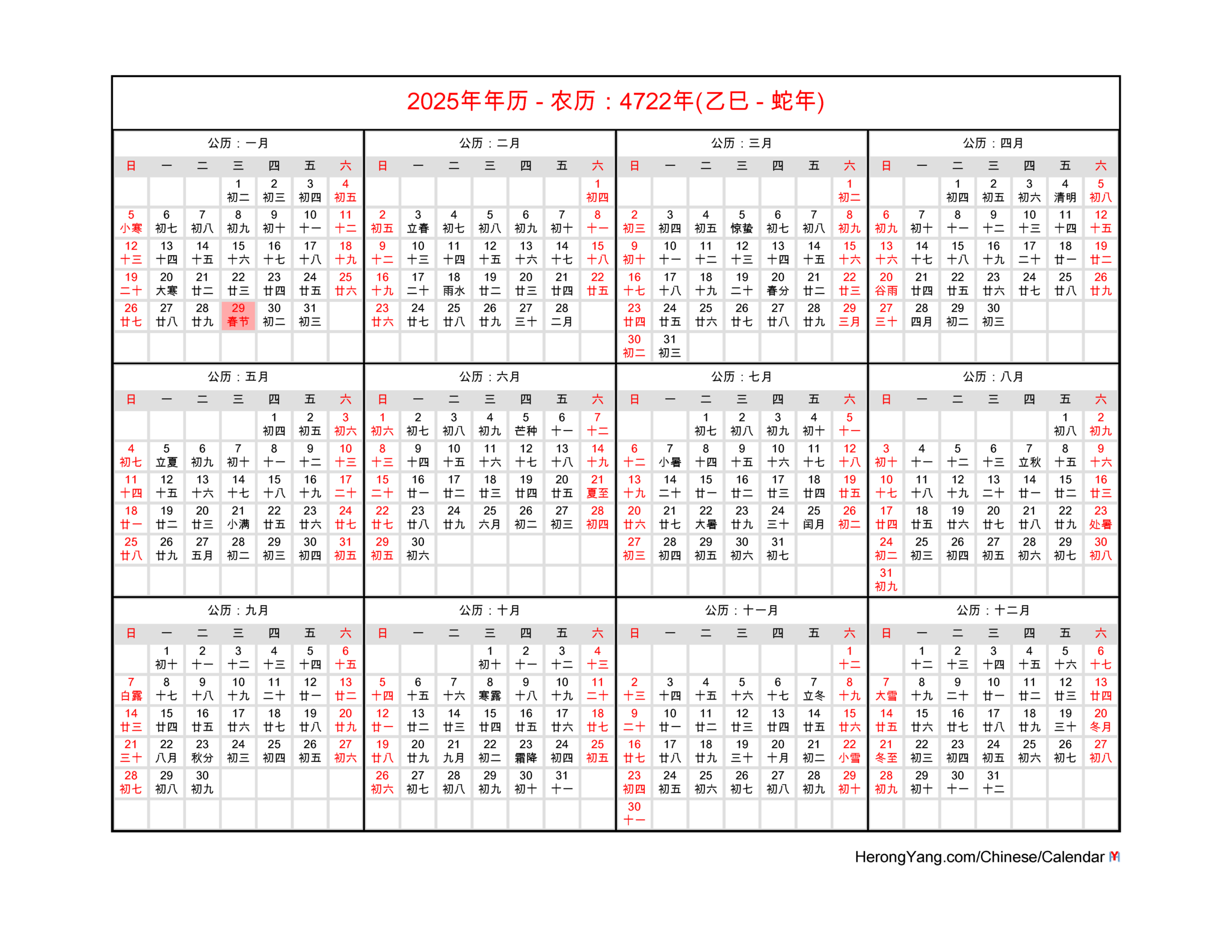 2025 chinese gender calendar calendars 2025