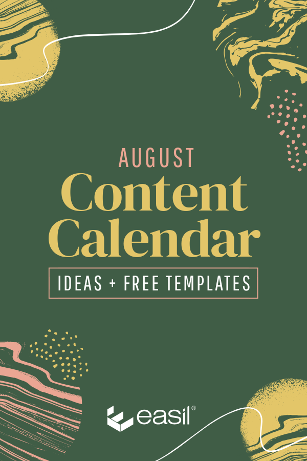 100 August Content Calendar Ideas Templates Artofit