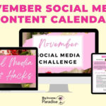 100 November Social Media Ideas Free Content Calendar