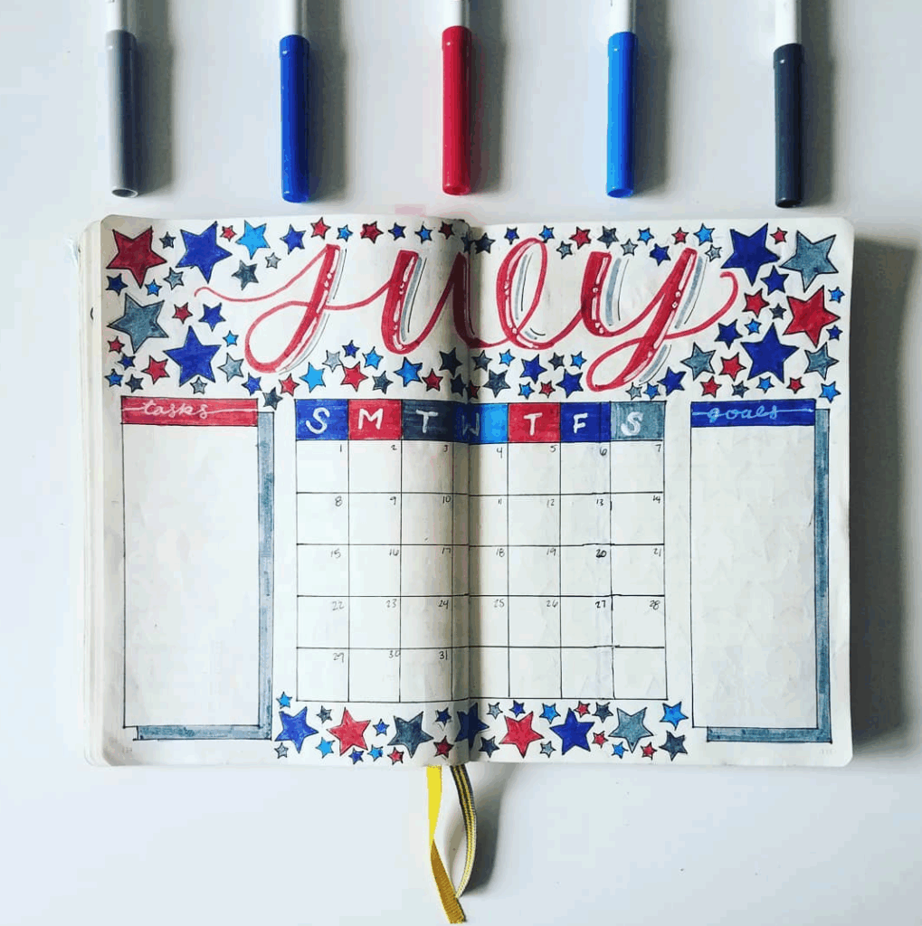 12 Fun July Bullet Journal Page Ideas Sweet PlanIt