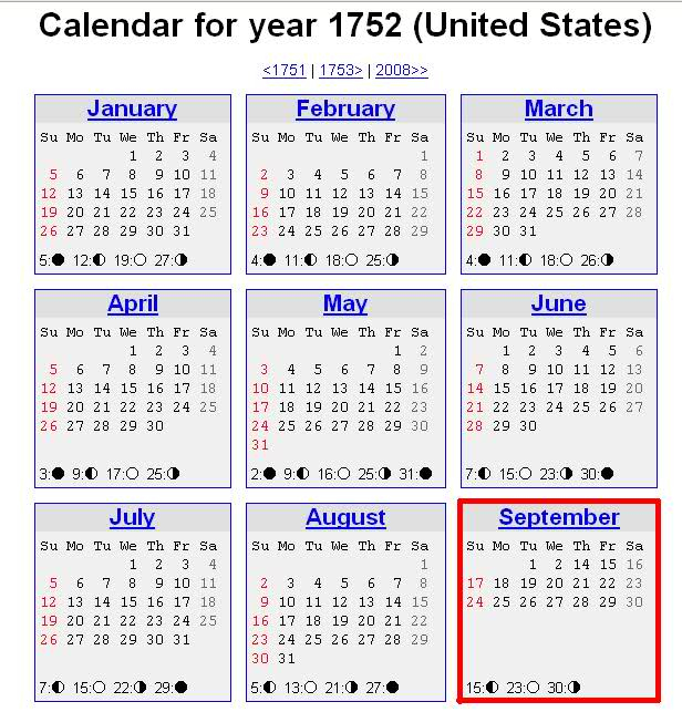 1752 September Calendar Prntbl concejomunicipaldechinu gov co