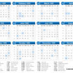 1955 Calendar