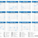 1958 Calendar