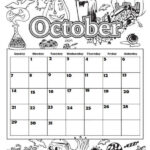 20 Free Printable October Coloring Pages