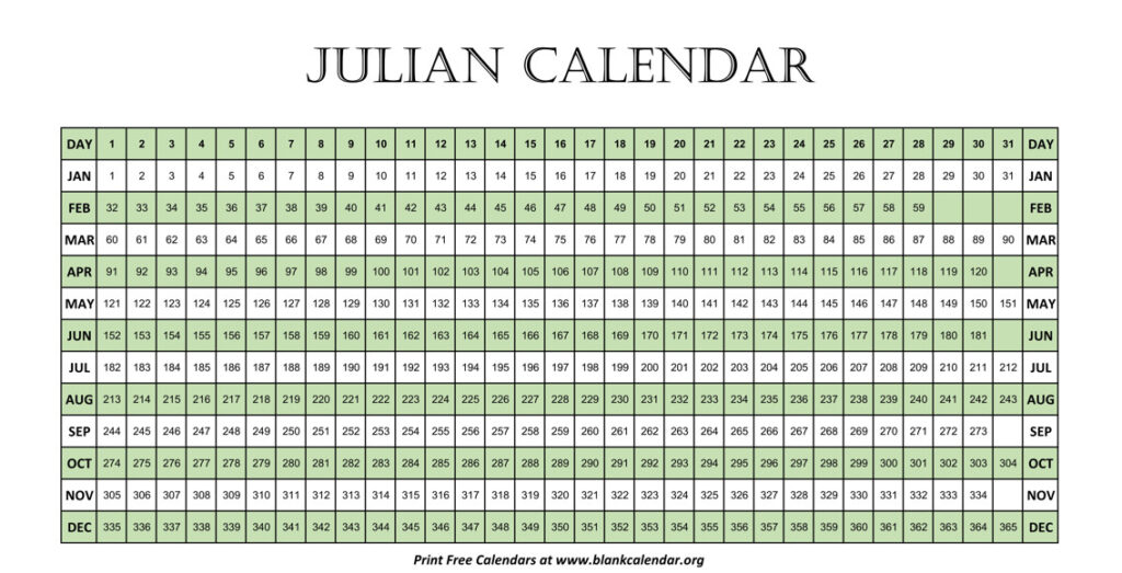 2024 Julian Calendar By Month Audrey Darrelle