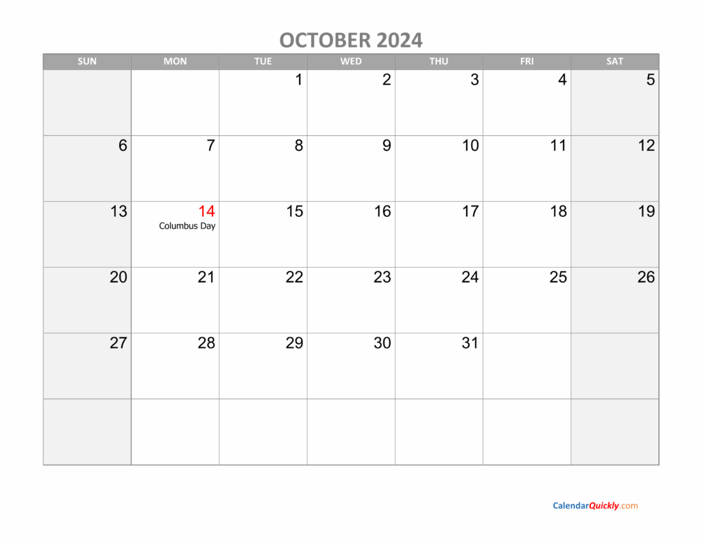 2024 October Calendar With Festivals Celebrated2024 Monthly Calendar 