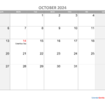 2024 October Calendar With Festivals Celebrated2024 Monthly Calendar