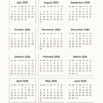 2025 And 2026 Calendar With Holidays Printable Free Printable