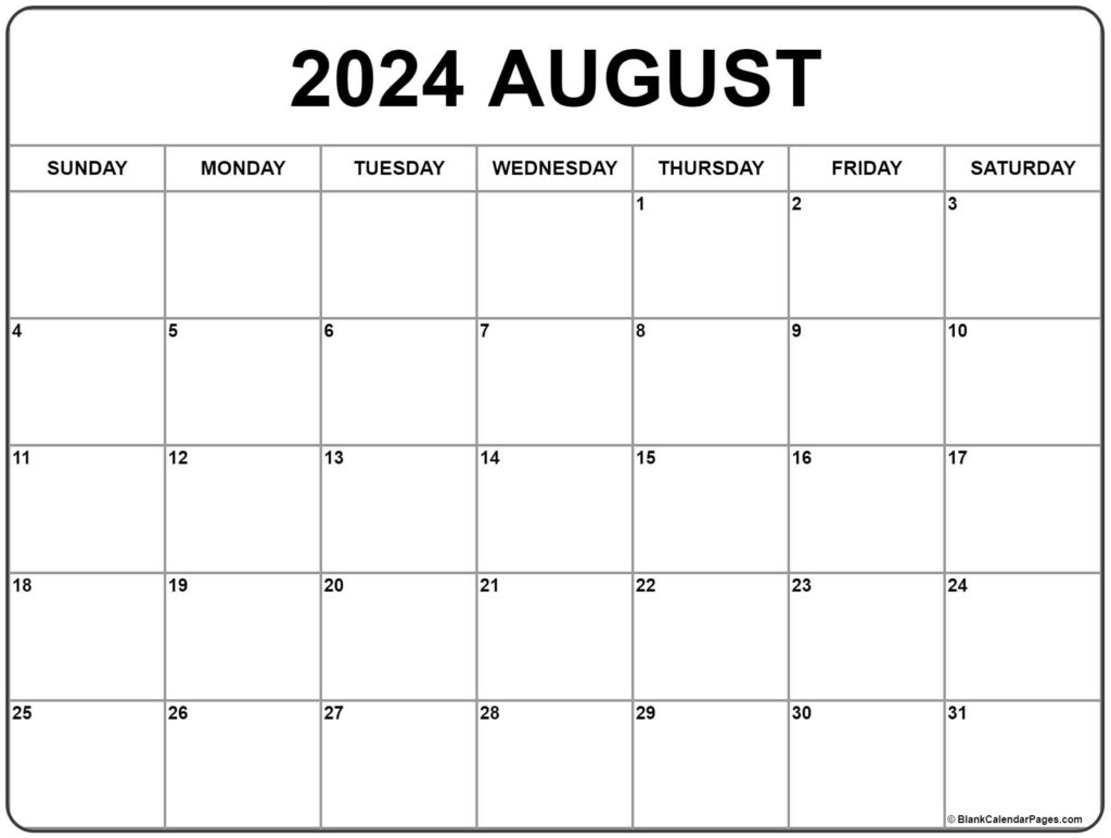 2025 August Calendar Image M Anthony Ackley