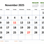 2025 November Calendar With Holidays Homework Answers Jorja Houston
