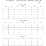 3 Month Calendar December January February 2025 Jasper Monroe