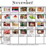 30 Days Of Kids Activities For November Free Activity Calendar Where