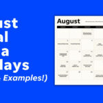 60 Awesome August Social Media Holidays Ideas with Tips Examples