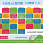 ACTION FOR HAPPINESS CALENDAR DECEMBER 2020 SFT Foundation