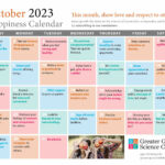 Action For Happiness Calendar October 2025 Sidney F Duff