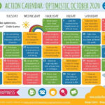 Action For Happiness Calendar Optimistic October 2020