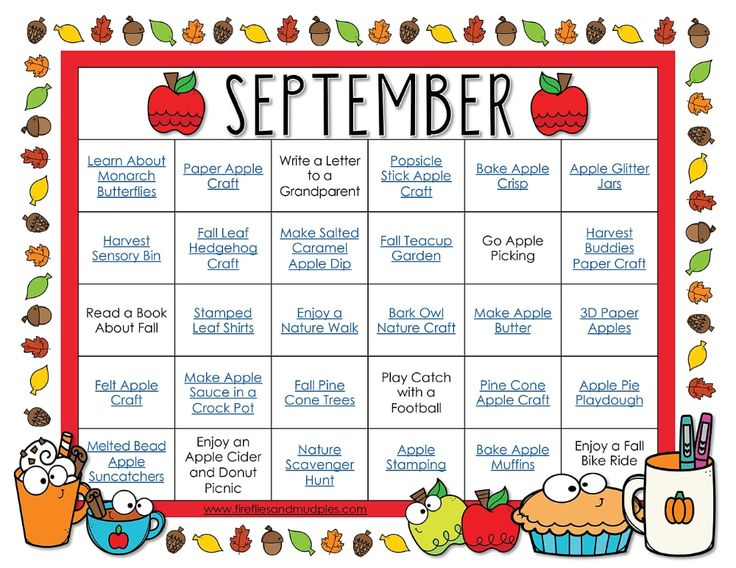 Activity Calendar For September Printable 2024 Word Searches