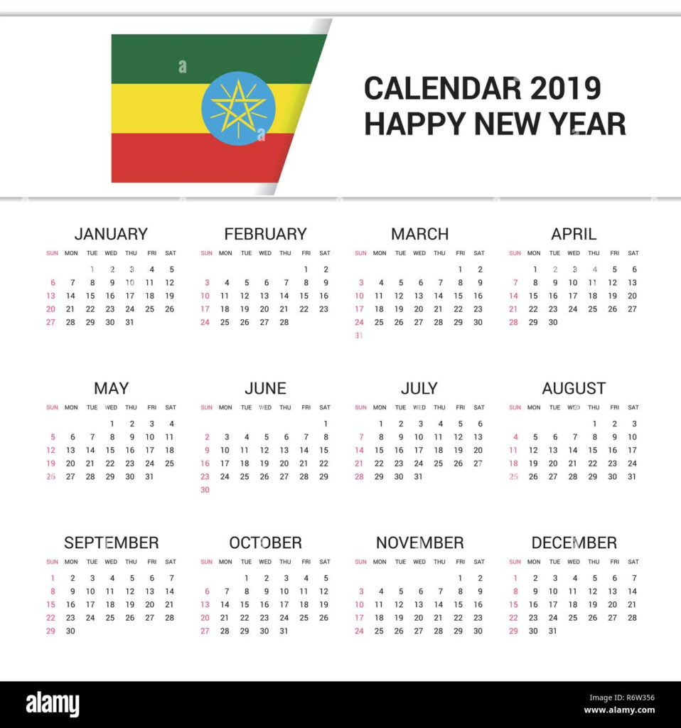 Africa Ethiopian Calendar Ros Kristel