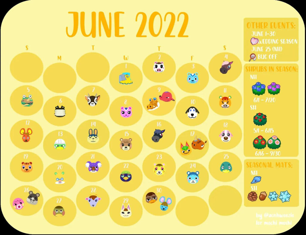 Animal Crossing July Calendar 2024 Printable Calendar 2024