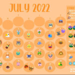 Animal Crossing July Calendar 2024 Printable Calendar 2024
