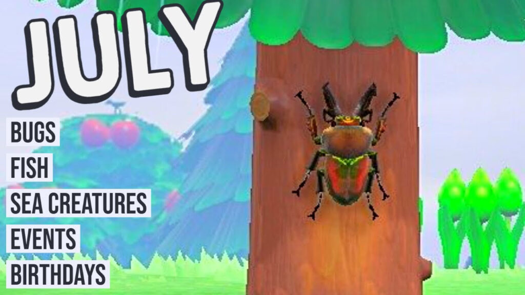 Animal Crossing July Calendar 2024 Printable Calendar 2024