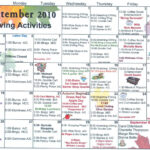 Assisted Living Activity Calendars