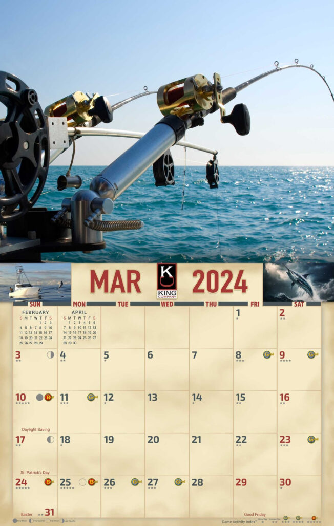 August 2024 Fishing Calendar Kippy Merrill