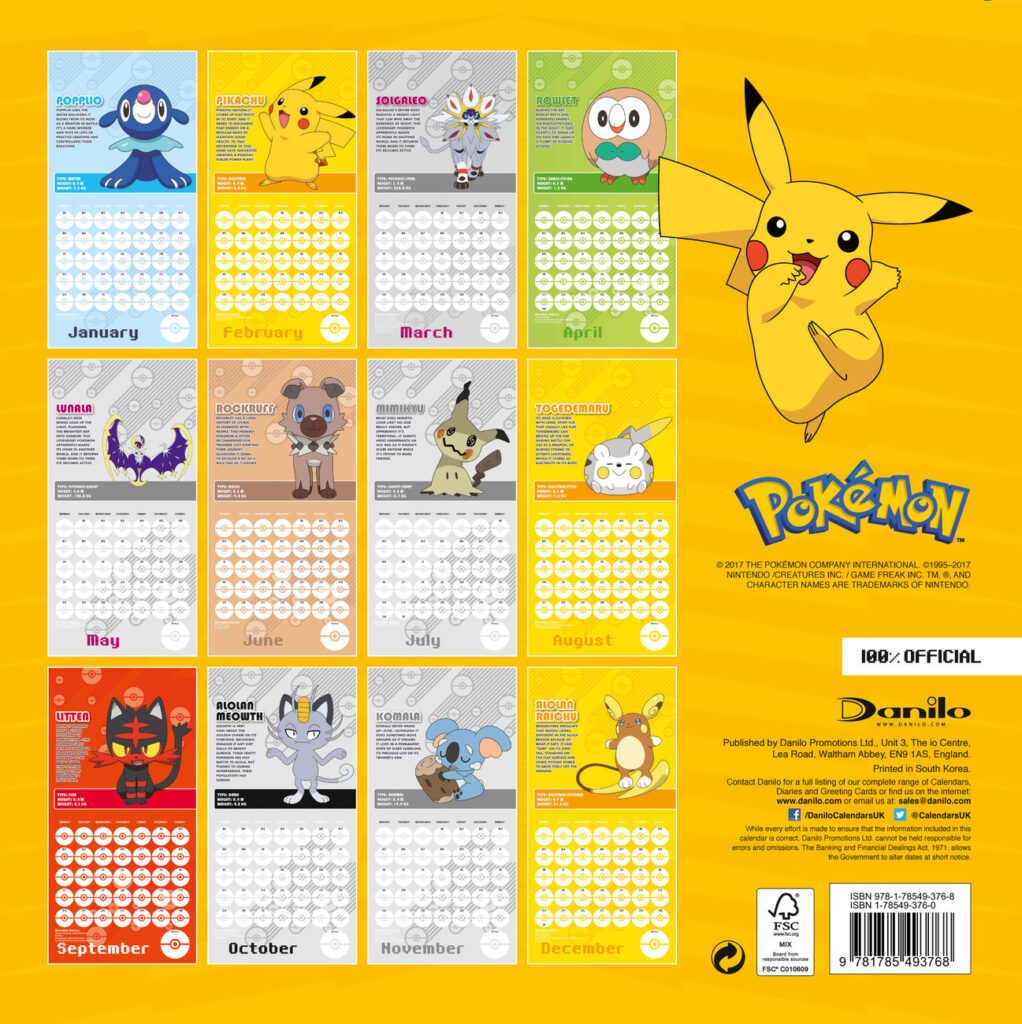 August 2025 Calendar Pokemon Go Calendar Lynne Kailey