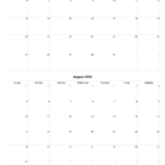 August 2025 To July 2026 Calendar Printable A Comprehensive Guide To