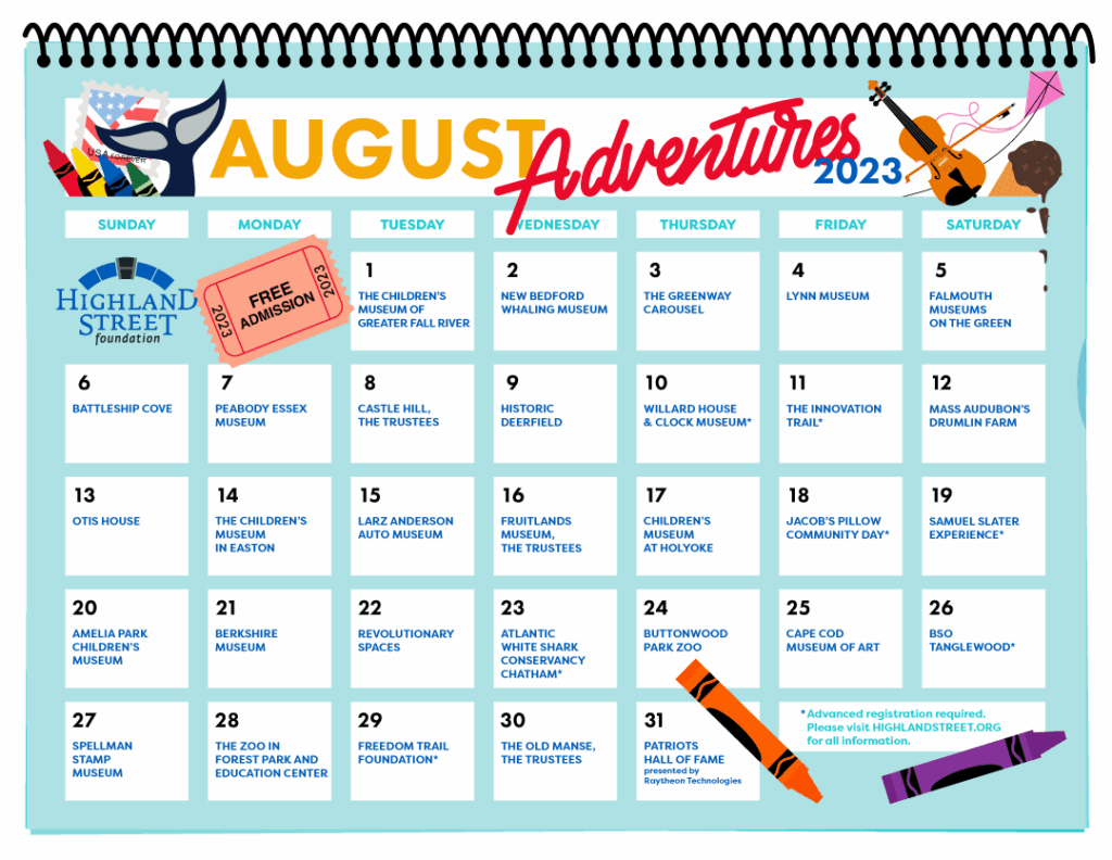 August Adventures 2023 Free Admission Lynn Museum