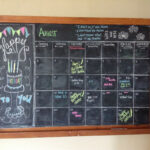 August Chalkboard Calendar Ideas Printable Word Searches