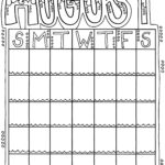 August Coloring Pages DOODLE ART ALLEY