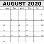 August Free Printable Calendar Printable World Holiday