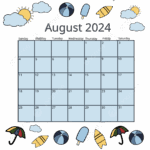 August Month Calendar August Calendar August Calendar PNG