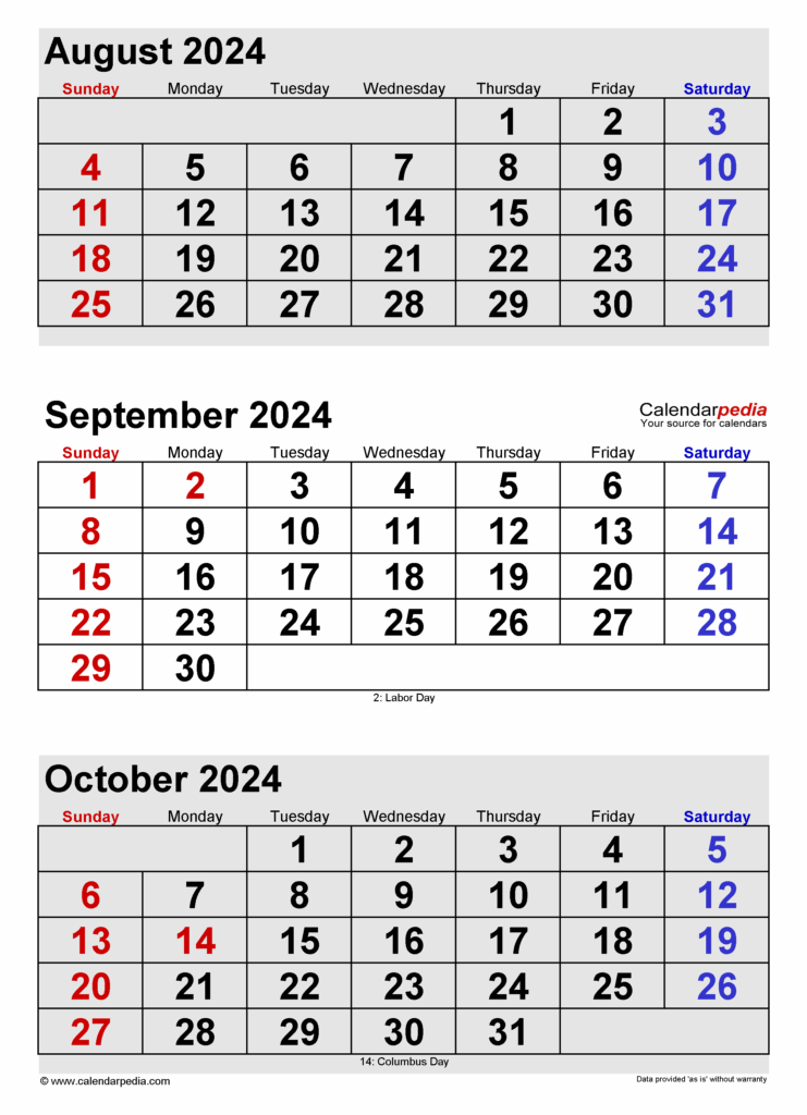 August September 2024 Calendar Hatti Evelina