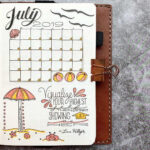 Bullet Journal July Calendar Printable 2025 CALENDAR PRINTABLE