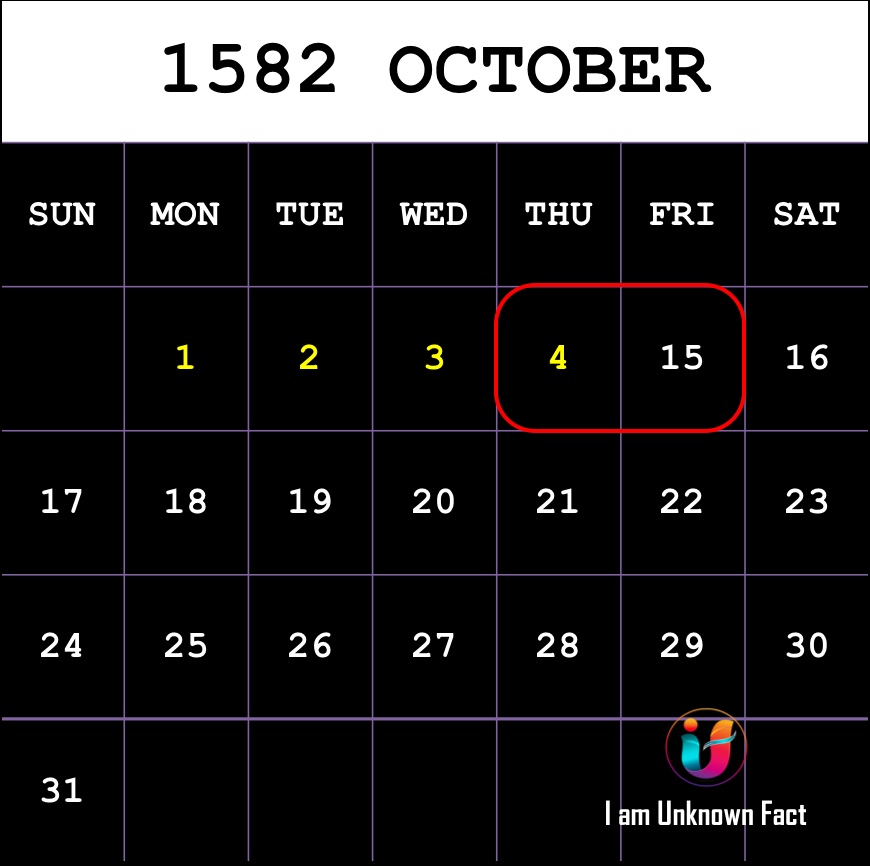 Calendar 1582 October Prntbl concejomunicipaldechinu gov co