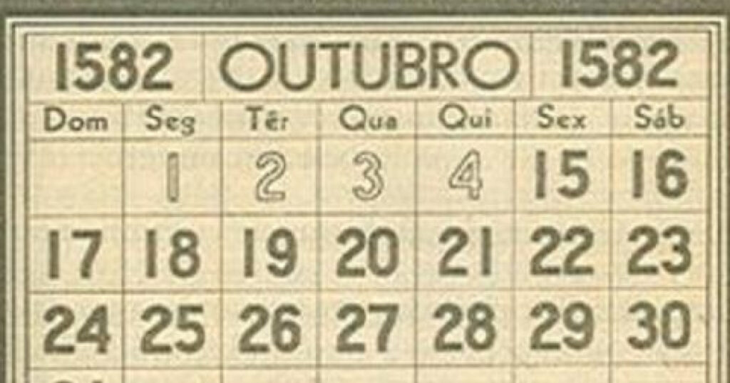 Calendar 1582 October Prntbl concejomunicipaldechinu gov co