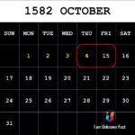 Calendar 1582 October Prntbl concejomunicipaldechinu gov co