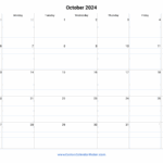 Calendar 2024 October Month With Lines Sadye Dorothy