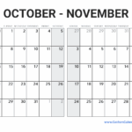 Calendar 2024 October November February Nani Tamara