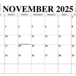 Calendar 2025 November Month Printable Free Download Lola J Cambridge