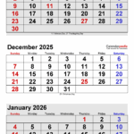 Calendar Dec 2025 Jan 2025 Calendar Liam C Frith