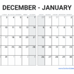 Calendar December 2024 January 2025 Pdf Devin Feodora