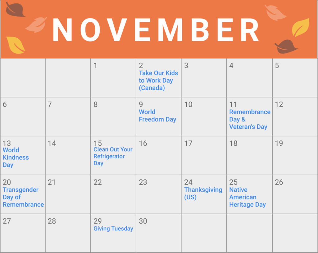 Calendar Of Events November 2025 Mickey S Webster