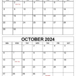 Calendar Template October And November 2024 Printable Olia Tildie