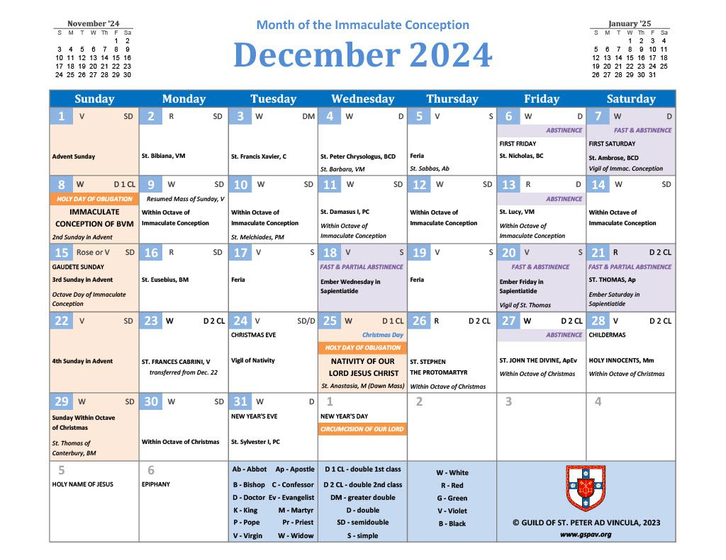 Catholic Calendar 2024 Prntbl concejomunicipaldechinu gov co