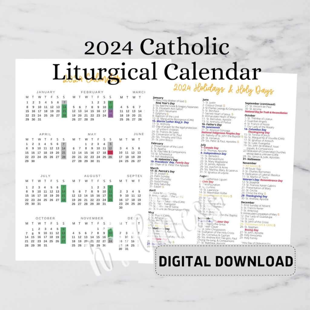 Catholic Calendar December 2025 Patrick Le