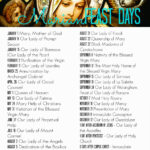 Catholic Calendar Feast Days 2025 Jake A Genders